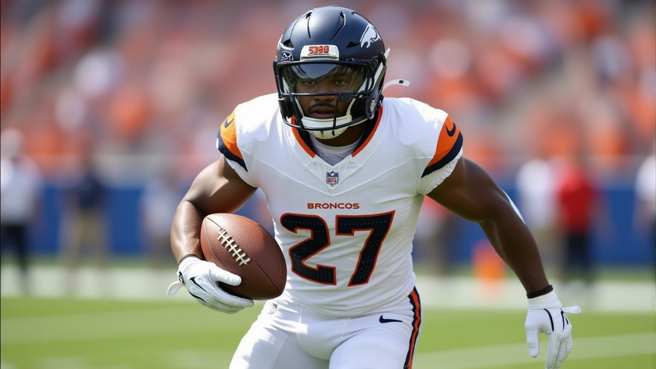 J.K. Dobbins የተስተካከለ ፈጣሪ ስራ አይደለም - የደንቨር ቦሮስ ቡድን የተመረጠ መረጃ የለውም